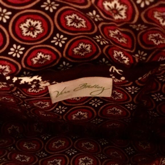 Vera Bradley Vintage-Brown Toile Messenger Bag - Picture 2 of 2